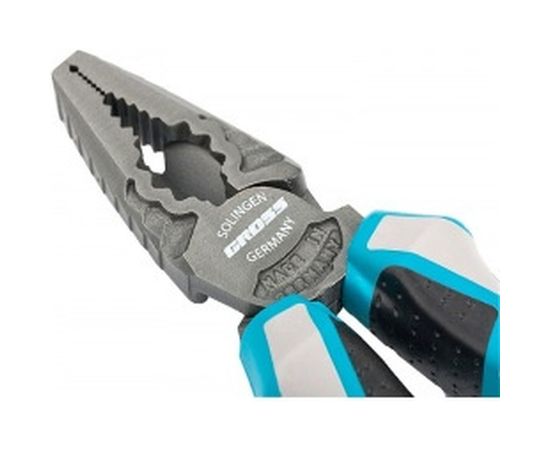 Комбинированные плоскогубцы GROSS 165 мм, трехкомпонентные рукоятки 16972 – изображение 2