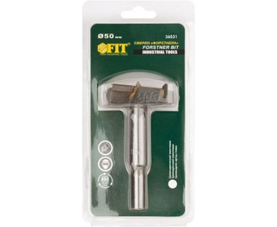 Сверло Форстнера с карбидными вставками 50 мм FIT IT 36531 – изображение 2