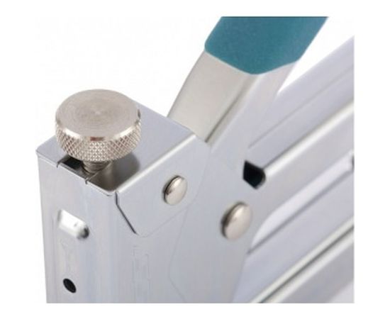 Мебельный регулируемый степлер, стальной корпус, тип скобы 53, 4-14мм GROSS Handwerker 41000 – изображение 4