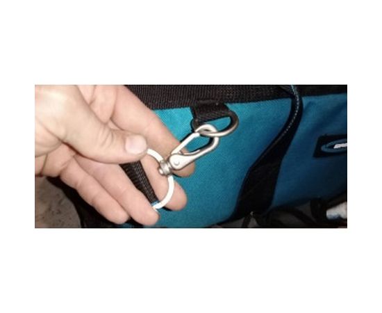 Сумка для инструмента GROSS Handwerker, 42 кармана, пластик, дно, наплечный ремень 90273 – изображение 4