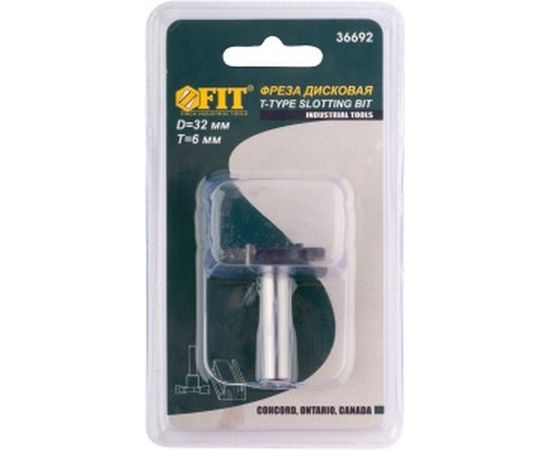 Фреза дисковая для кромок и пазов (32х6х36 мм) по дереву FIT IT 36692 – изображение 4
