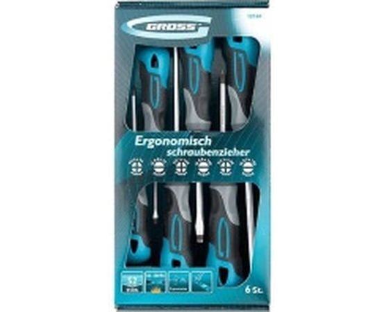 Набор отвёрток 6 шт S2 GROSS 12164 – изображение 5