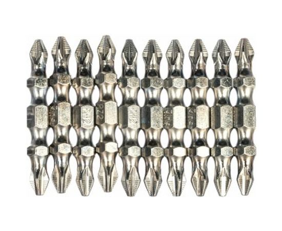 Набор бит двухсторонний (PH2-PZ2 х 45 мм) 10 шт. GROSS 11217 – изображение 2