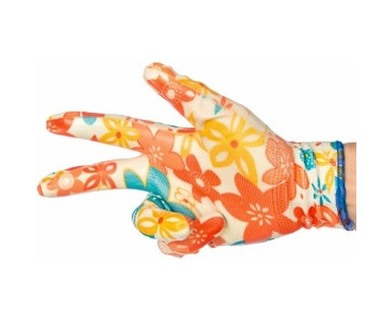 Нейлоновые тонкие садовые перчатки с нитриловым покрытием ладони Gigant G-007 – изображение 2