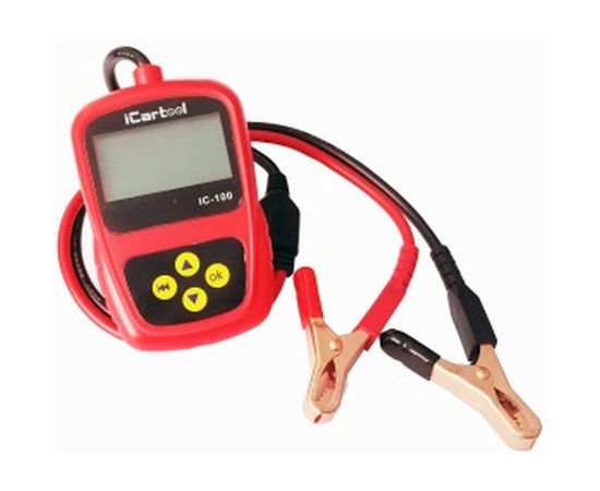 Тестер аккумуляторных батарей 12V iCartool IC-100 – изображение 2