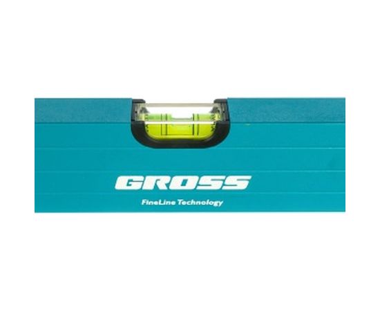 Усиленный алюминиевый уровень GROSS 1000 мм 34330 – изображение 2