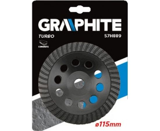 Чашка алмазная шлифовальная (115x22.2x5 мм) GRAPHITE 57H889 – изображение 2