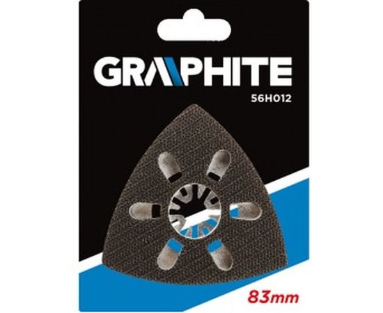 Тарелка полировальная на липучке (83x83x83 мм) для МФИ GRAPHITE 56H012 – изображение 2