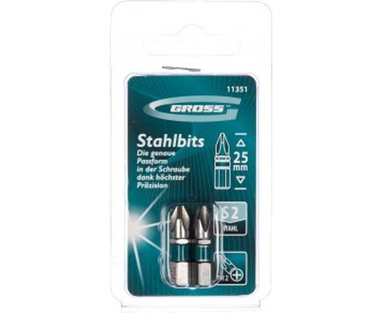 Набор бит (РН2х25 мм) 2 шт.&nbsp;GROSS 11351 – изображение 2