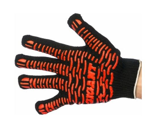 Вязаные полушерстяные перчатки с ПВХ нанесением Точка Gigant G-202 – изображение 2