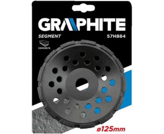 Диск алмазный шлифовальный (125x22.2x5 мм; одинарный сегмент) GRAPHITE 57H884 – изображение 2