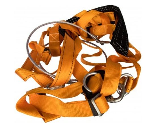 Удерживающая система с наплечными и набедренными лямками и стропом из металлического троса в ПВХ-оболочке Gigant УС 2 БЖ – изображение 3