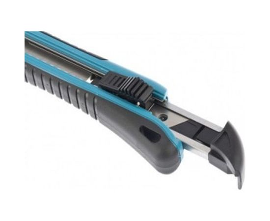 Нож 170 мм обрезиненный ABS - корпус, выдвижное сегментное лезвие 18 мм GROSS 78893 – изображение 3