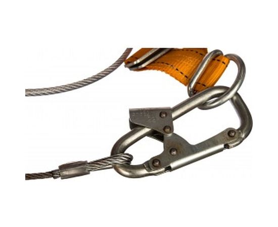 Удерживающая система с наплечными и набедренными лямками и стропом из металлического троса в ПВХ-оболочке Gigant УС 2 БЖ – изображение 5