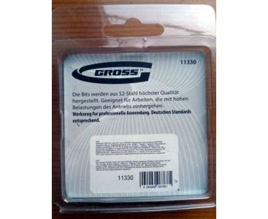 Набор бит РН2 х 25 мм  сталь S2 10шт. GROSS 11330 – изображение 6