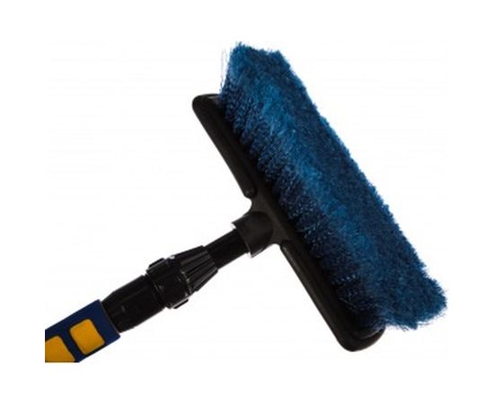 Щетка 20 см на шланг с телескопической ручкой 100см KRAFT KT 830044 – изображение 2