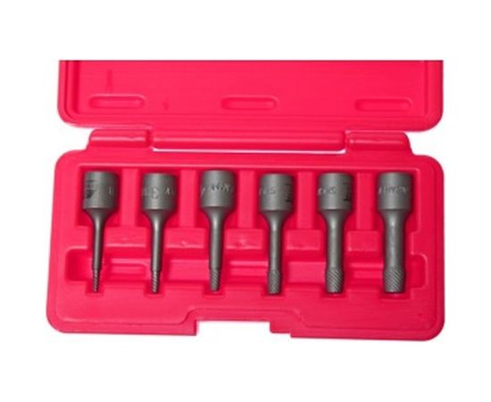 Набор экстракторов для поврежденных болтов (6 штук) JTC 1542 – изображение 2