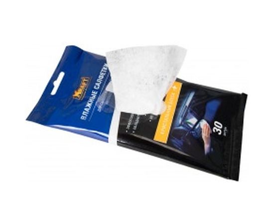 Влажные салфетки для автосалона и интерьера KRAFT 30 шт KT 834003 – изображение 2