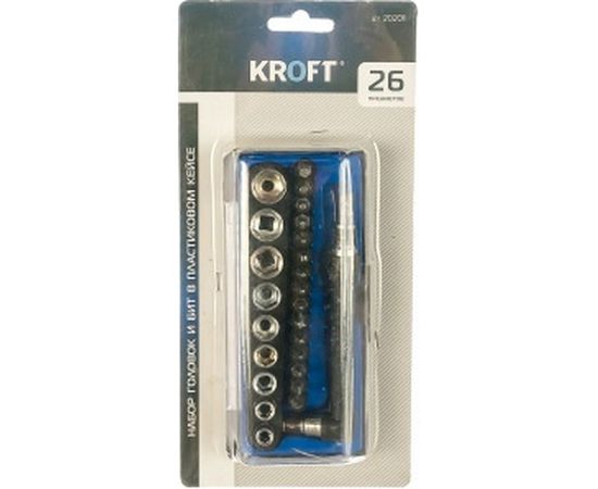 Набор головок и бит 26 шт. Kroft 202011 – изображение 2