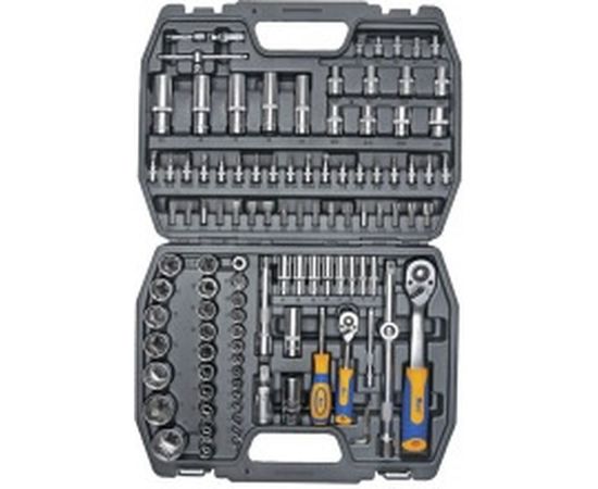 Набор инструмента 1/2 Dr и 1/4 Dr 108 предметов KRAFT KT 700300 – изображение 2