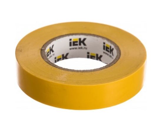Изолента ПВХ 15мм, 20м, желтая IEK ИЭК UIZ-13-10-K05 – изображение 2