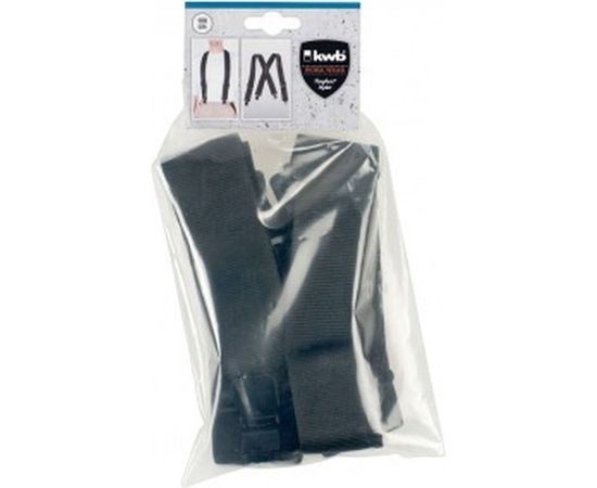 Эластичные подтяжки KWB черные, 100х5 см 908110 – изображение 2