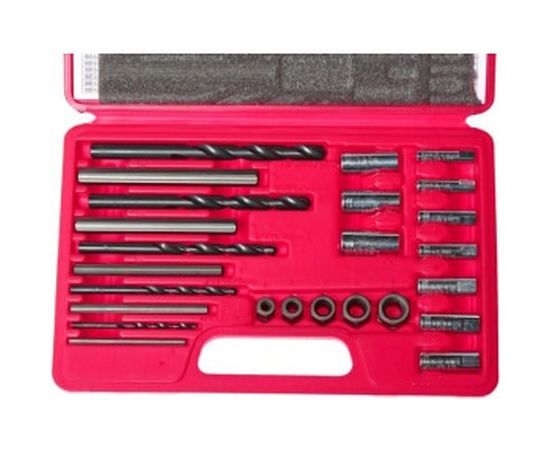 Набор экстракторов для болтов с сорванной внутренней резьбой 5-16 мм (25 штук, кейс) JTC 4733 – изображение 2