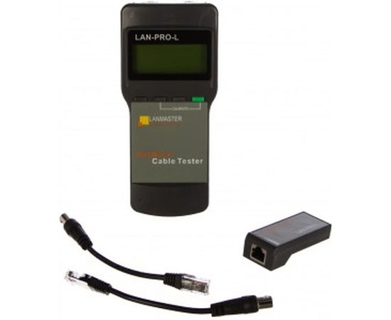 Кабельный тестер LANMASTER с LCD дисплеем и функцией измерения длины LAN-PRO-L – изображение 2