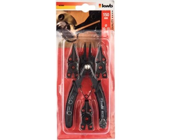 Щипцы для снятия стопорных колец + 3 насадки KWB 4039-00 – изображение 2