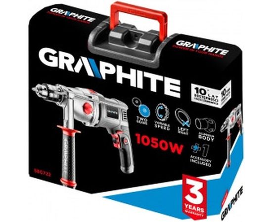 Ударная дрель GRAPHITE 58G722 – изображение 3