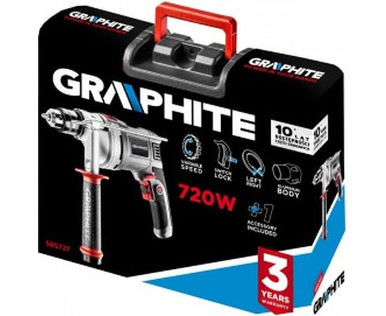 Ударная дрель GRAPHITE 58G727 – изображение 3