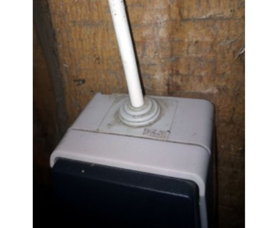 1-клавишный выключатель IEK ОП Форс 10А 250В IP54 BC20-1-0-ФСр ИЭК EVS10-K03-10-54-DC – изображение 3