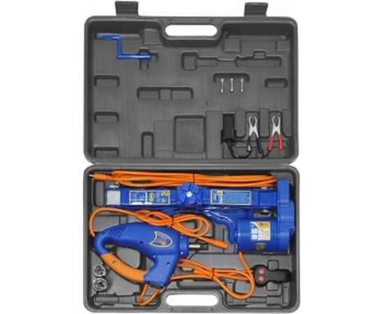 Электрический домкрат KRAFT 2 т, с гайковертом, в кейсе KT 850001 – изображение 3