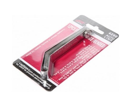 Набор изогнутых щупов для установки зазора (0.203-0.66 мм / 0.008"-0.026", 12 штук) JTC 4290 – изображение 3