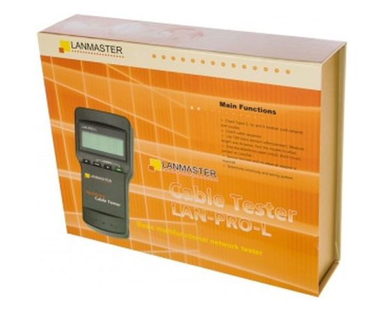 Кабельный тестер LANMASTER с LCD дисплеем и функцией измерения длины LAN-PRO-L – изображение 3