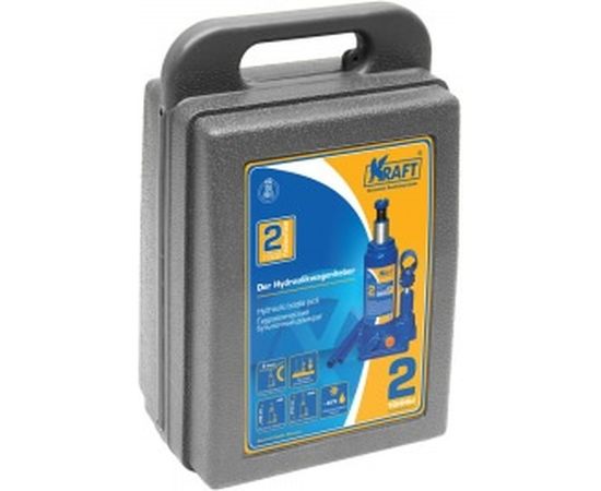 Бутылочный домкрат KRAFT 2 т, в кейсе KT 800012 – изображение 6