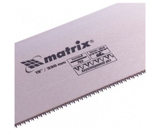 Пила для фанеры с запилом, 330 мм, двухкомпонентная рукоятка MATRIX 23149 – изображение 2
