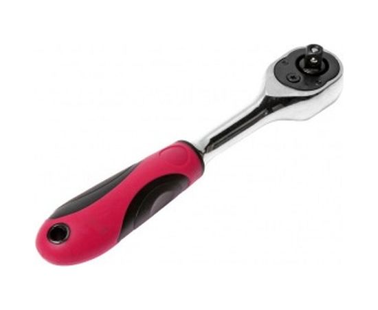 Трещотка 72-зубцовая с резиновой рукояткой (1/4”, 150 мм) JTC 5022B – изображение 2