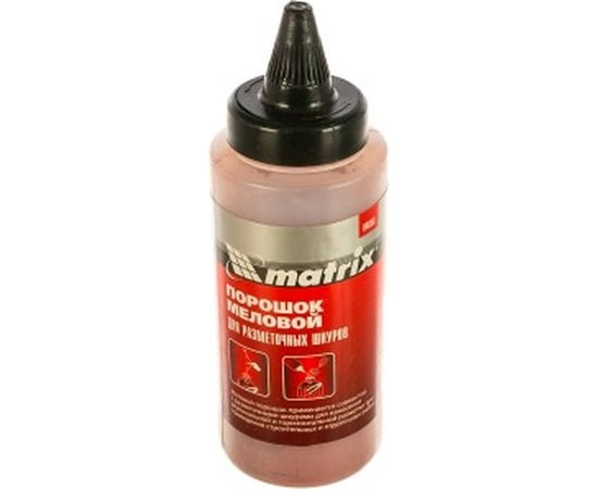 Красный меловой порошок для разметочных шнуров 115 г MATRIX 84858 – изображение 2