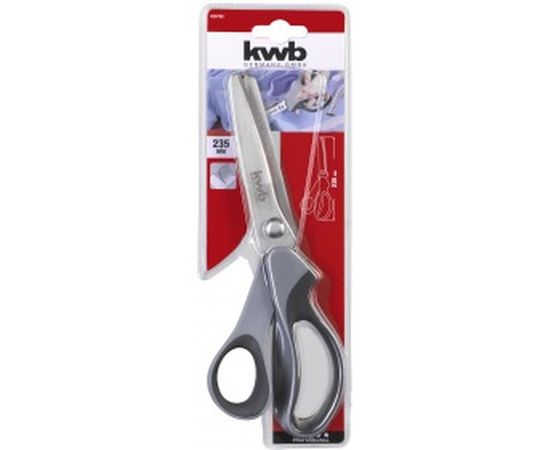 Ножницы по ткани KWB двухкомпонентные рукоятки 20700 – изображение 2