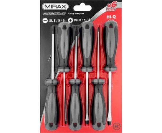 Набор отверток MIRAX 6 предметов 25186 – изображение 2