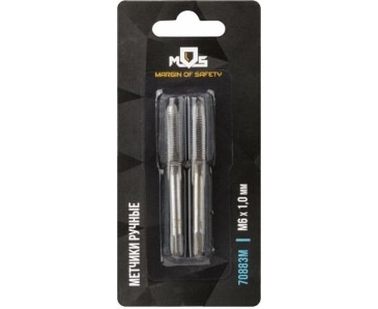 Ручные метчики, комплект 2 шт. М6 х 1.0 мм MOS 70883М – изображение 2