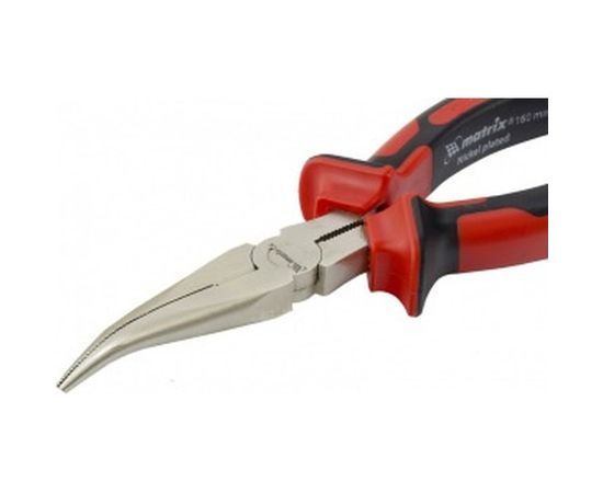 Изогнутые никелированные длинногубцы 160 мм MATRIX NICKEL 17420 – изображение 2