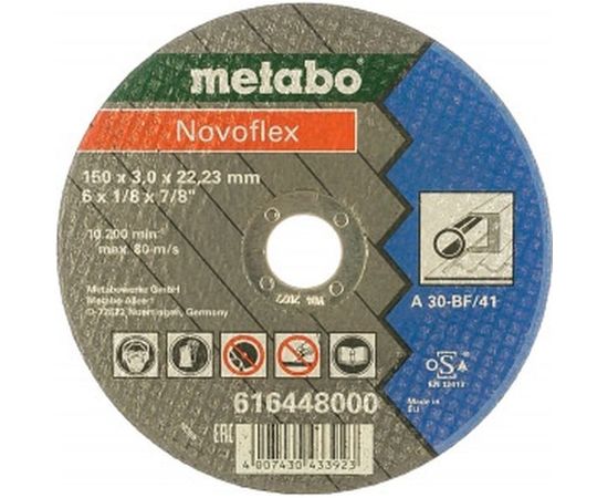 Диск отрезной по стали 150x22,2 мм Metabo 616448000 – изображение 2
