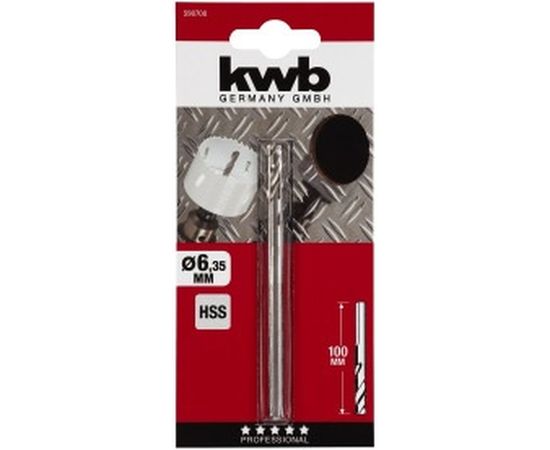 Сверло центрирующее (6.35х100 мм) KWB 5987-00 – изображение 2