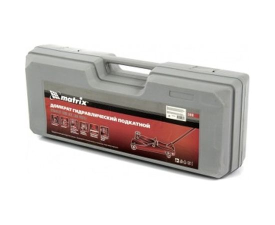 Гидравлический домкрат MATRIX подкатной, 2 т, Low Profile, 85-330 мм 51019 – изображение 6