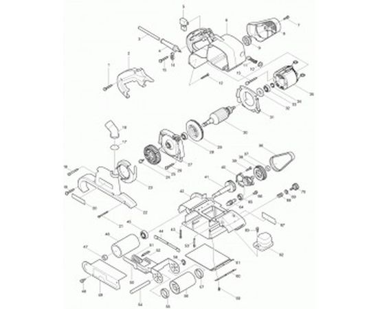 Ленточная шлифмашина Makita 9403 – изображение 6
