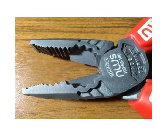 Пассатижи 180мм, С5.2, Н2.2, К12 NWS CombiMax 109-69-180 – изображение 8
