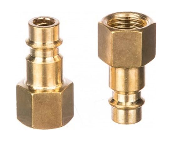 Фитинг-переходник UQ-3 (папа EURO - мама 1/4"; 2 шт.) Quattro Elementi 771-121 – изображение 2