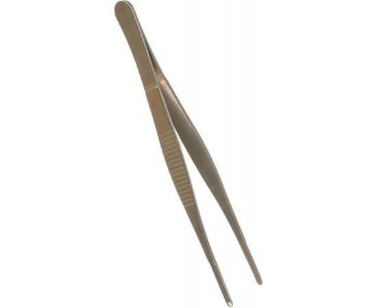 Пинцет 125мм (прямой, рифленый, блистер) REXANT 12-0360 – изображение 2